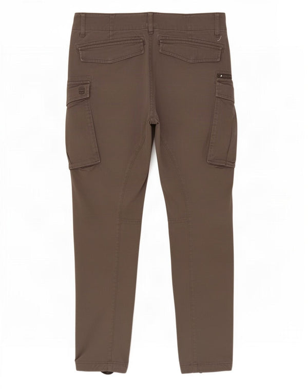 Calça cargo reta masculina G-Star W33 L34 algodão cinza