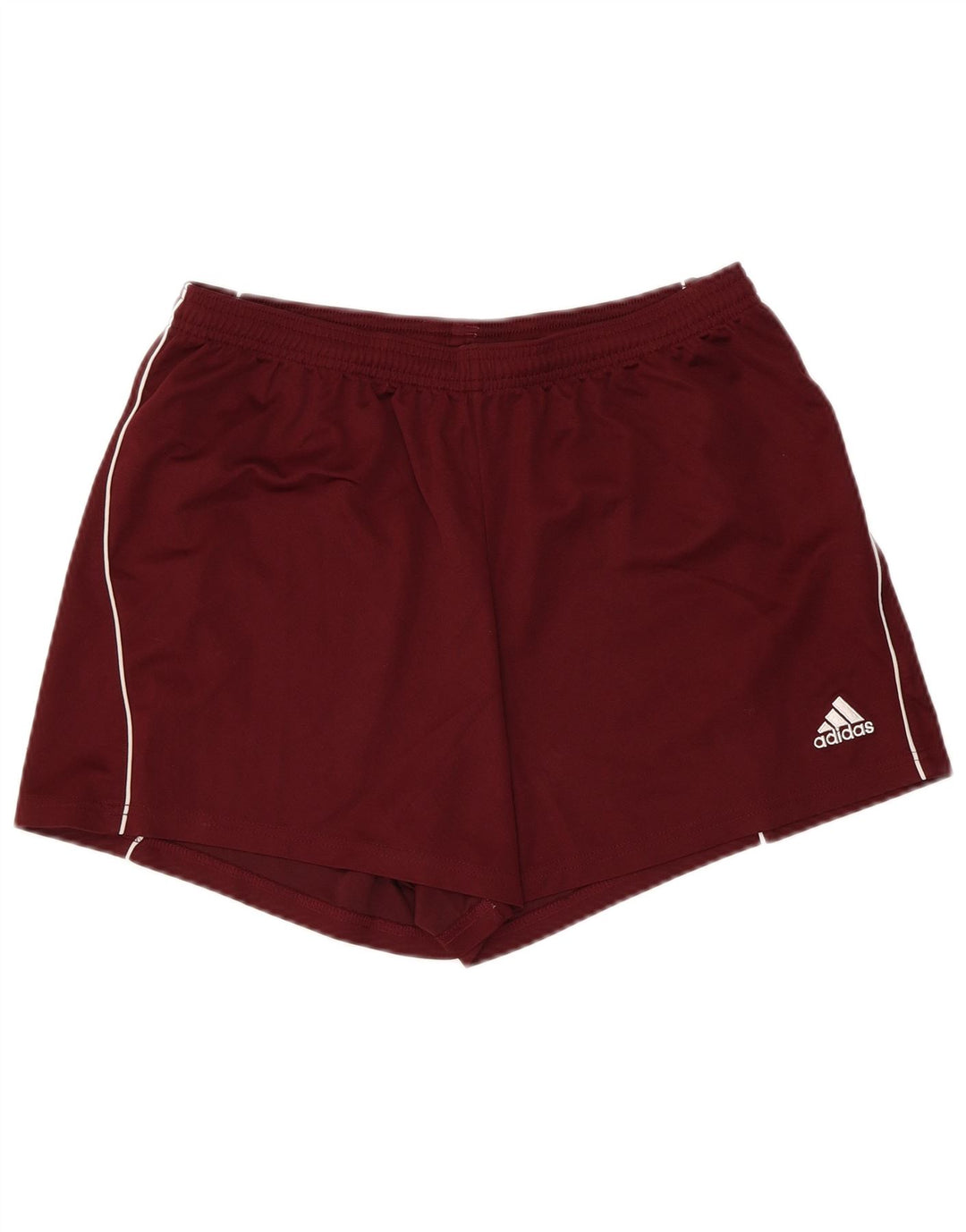 ADIDAS Womens Climalite Sport Shorts UK 14 Grande Borgonha Poliéster