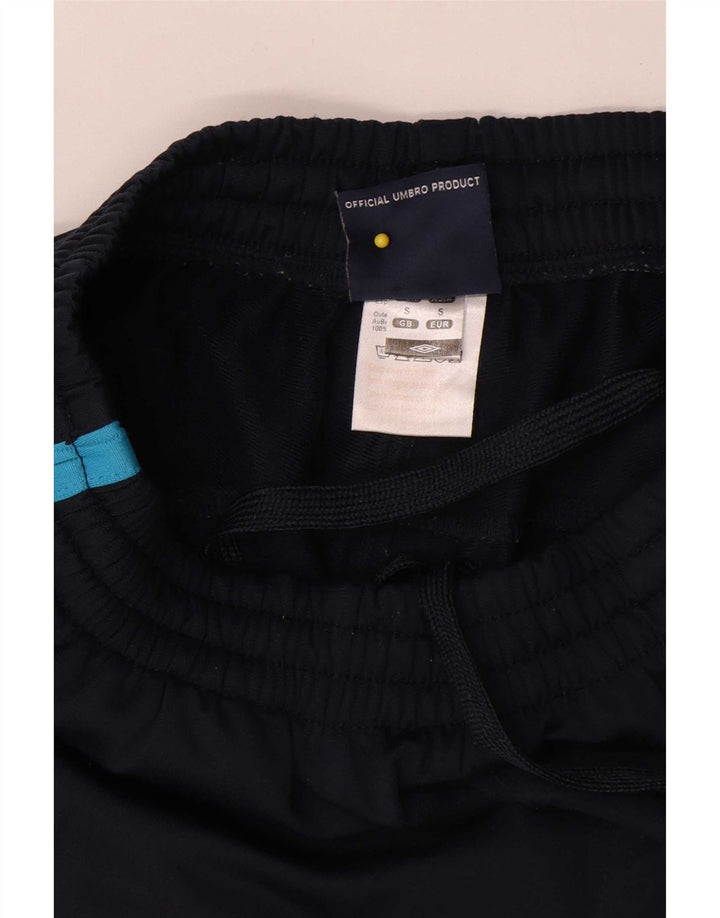 Calça de treino masculina Umbro pequena azul marinho Colourblock poliéster