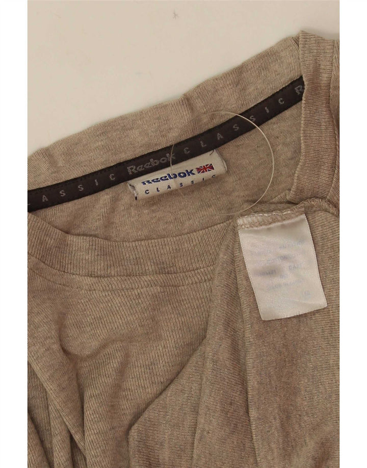 Camiseta masculina Reebok Top XS cinza algodão
