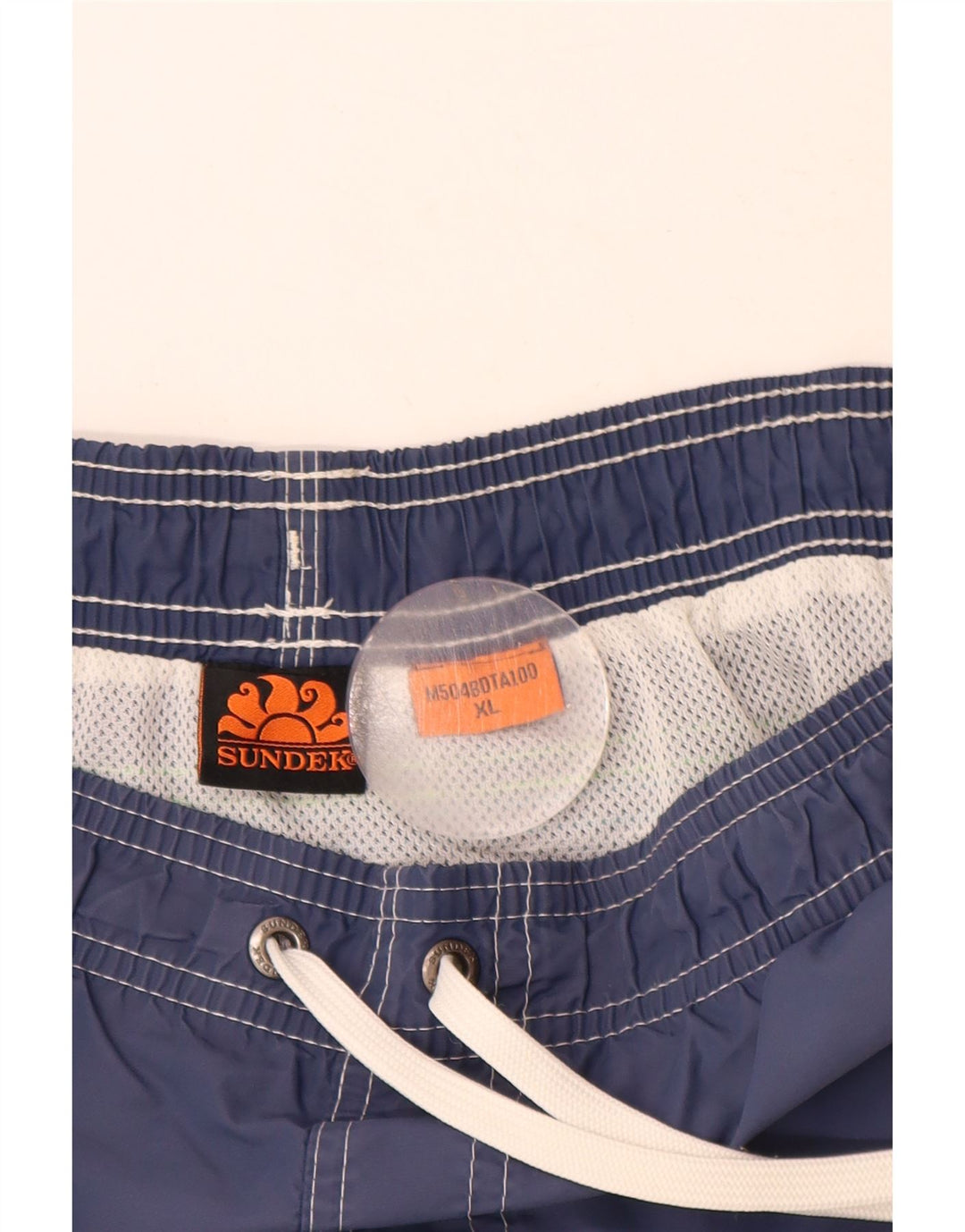 Shorts de natação masculino Sundek XL azul marinho nylon