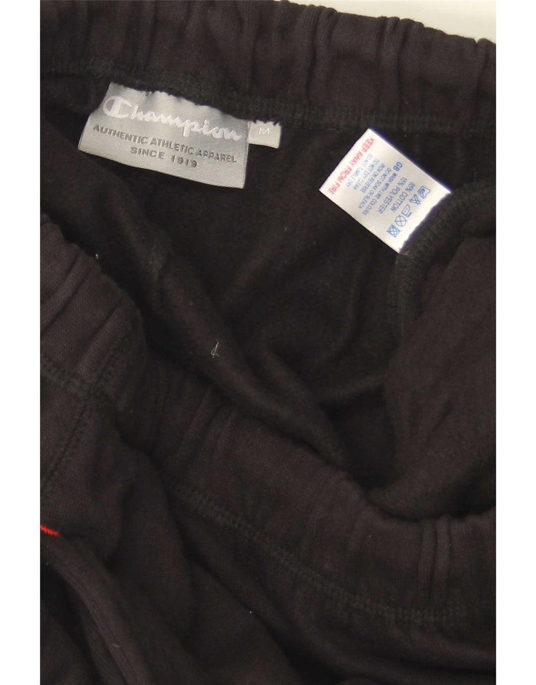 Calça esportiva masculina Champion Joggers médio algodão preto