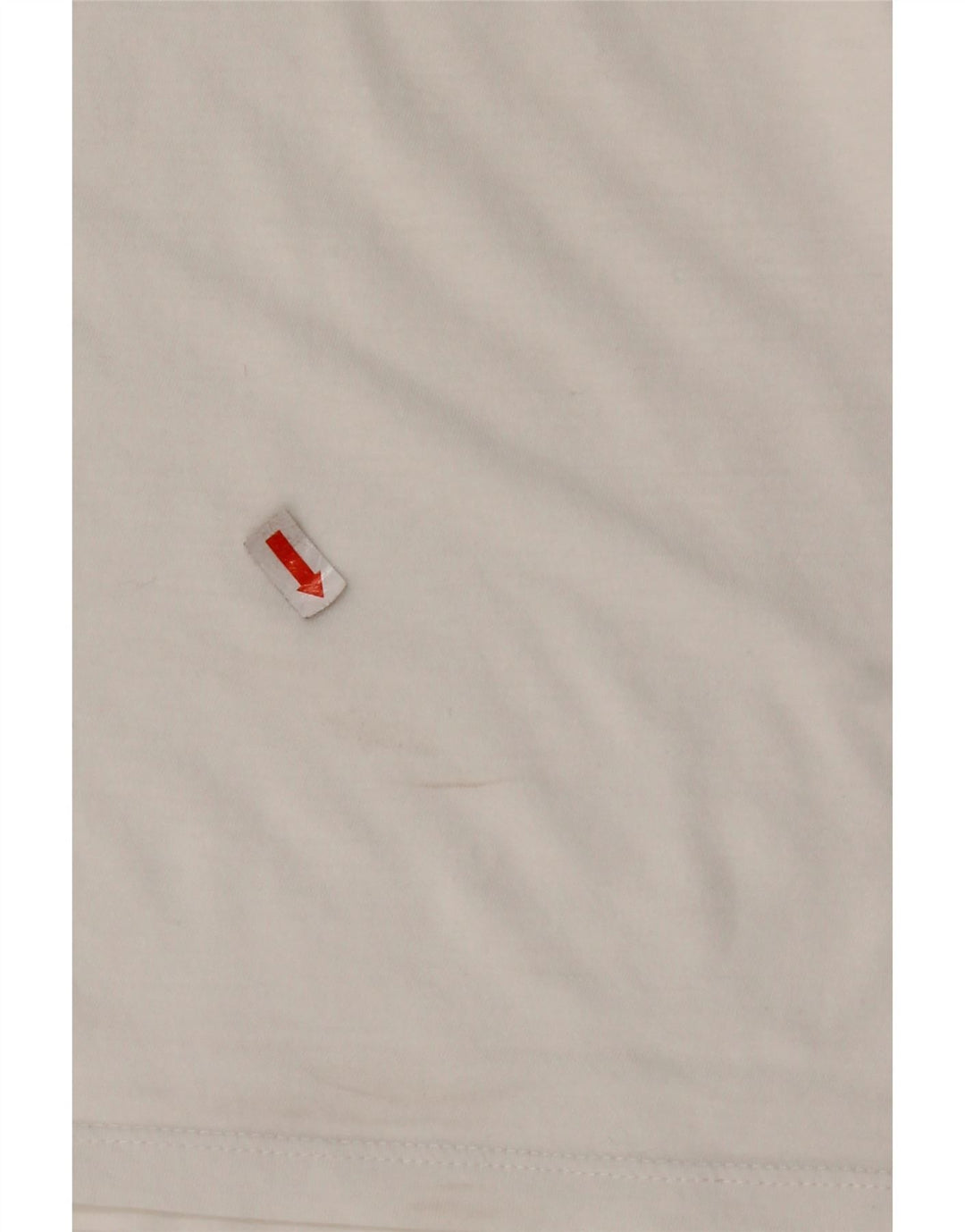 Camiseta feminina gráfica LEVI'S UK 10 pequena branca