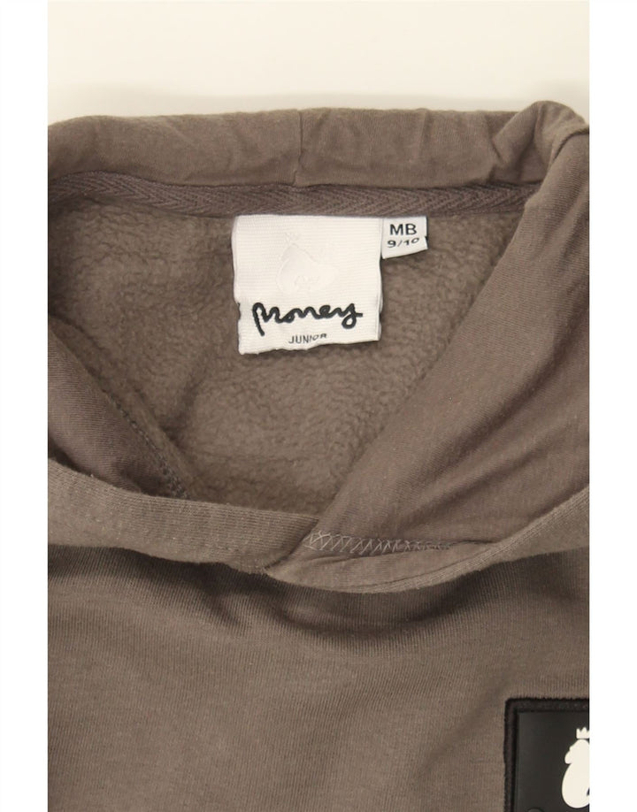 MONEY Boys Hoodie Jumper 9-10 Years  Grey Cotton Vintage Money and Second-Hand Money from Messina Hembry 