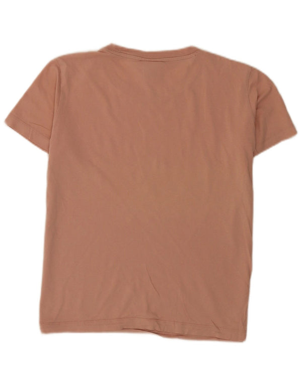 Camiseta feminina estampada Champion UK 14 grande rosa