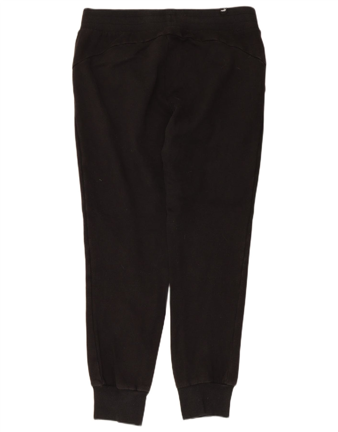 Calça de treino feminina Puma Joggers UK 14 grande poliéster preto