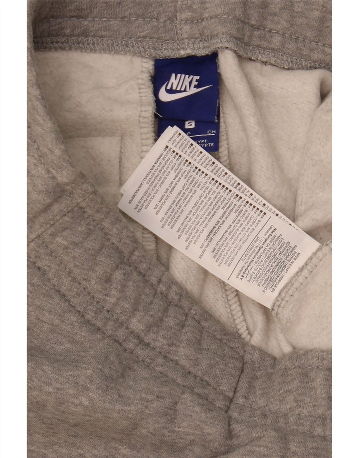 Calça de treino masculina Nike joggers pequeno algodão cinza