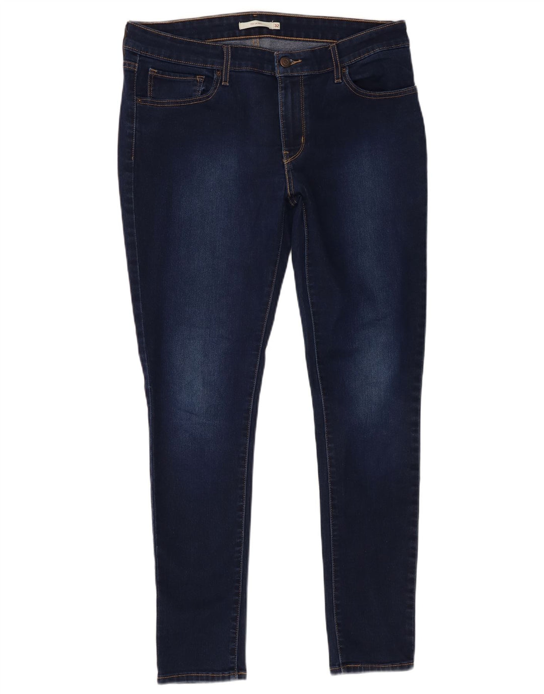 Calça jeans feminina Levi's 711 skinny W32 L29 azul marinho