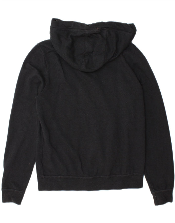 NIKE Womens Zip Hoodie Sweater UK 10 Small Black Cotton Vintage Nike and Second-Hand Nike from Messina Hembry 