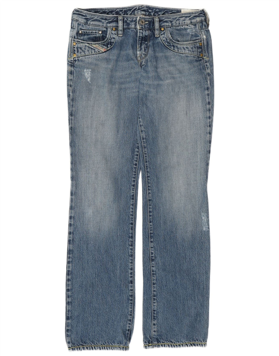 Diesel Feminino Kycut Straight Jeans W30 L32 Azul Algodão