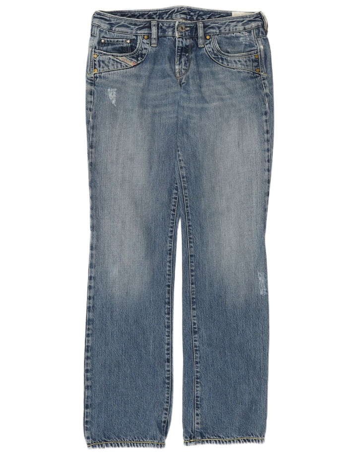 Diesel Feminino Kycut Straight Jeans W30 L32 Azul Algodão