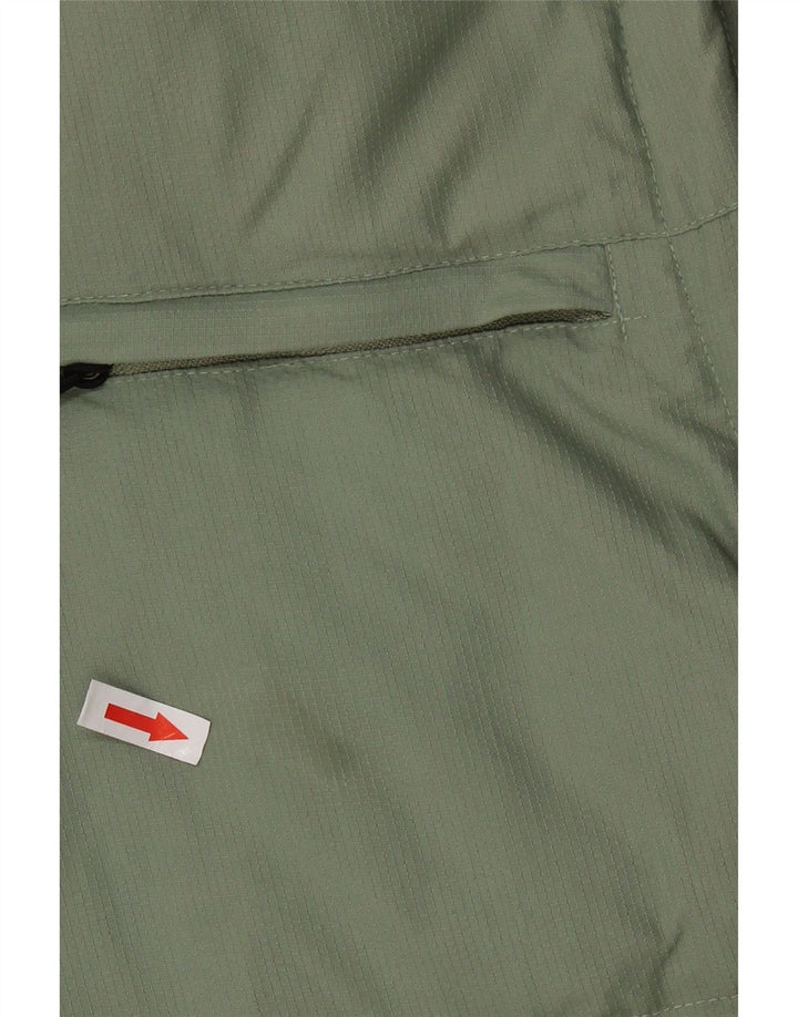 Jaqueta masculina Fila com capuz acolchoada UK 40 grande poliamida verde