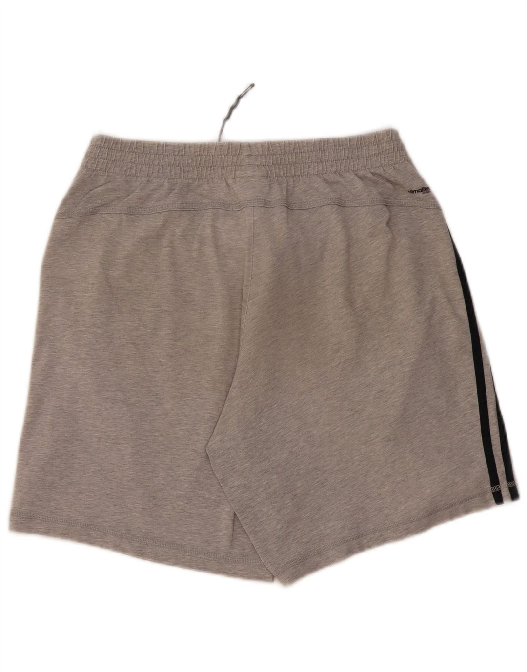 ADIDAS Mens Climalite Sport Shorts Médio Cinza Flecked Algodão