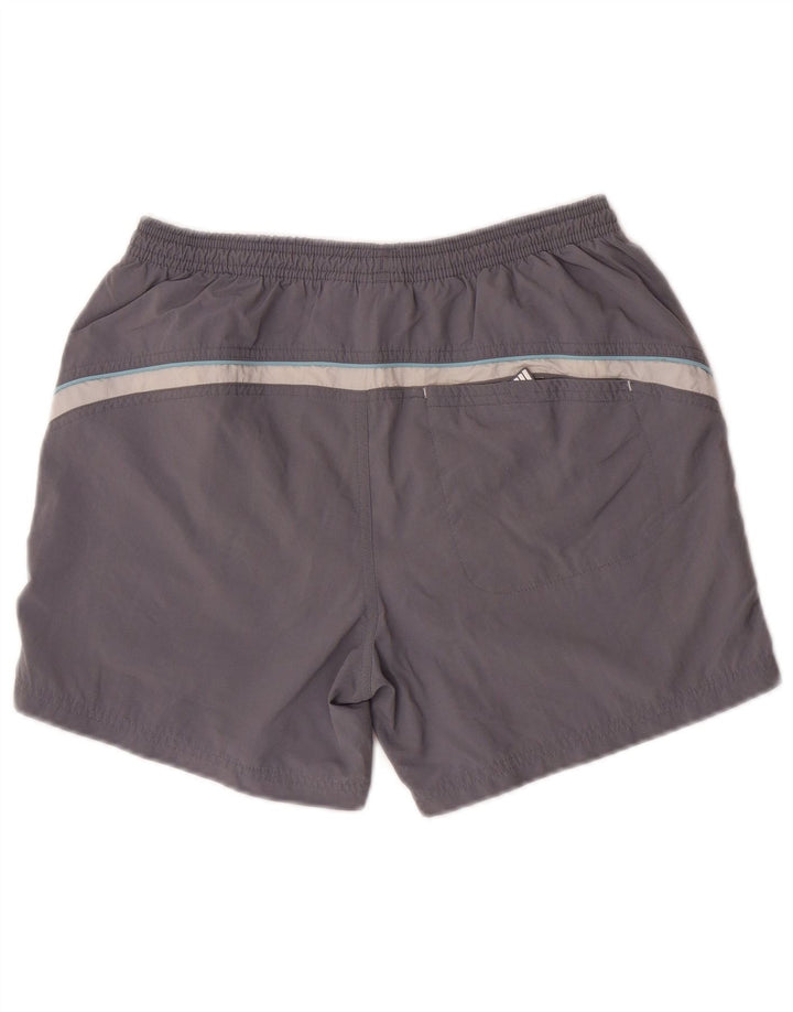 Shorts de natação Adidas meninos 15-16 anos cinza colorblock poliéster