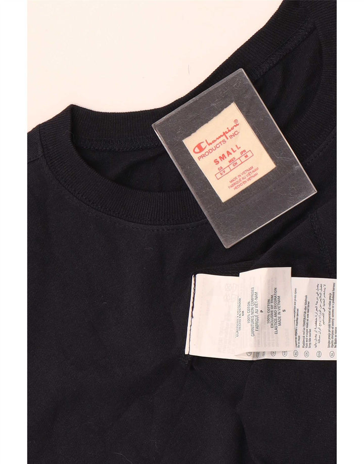 Camiseta masculina Champion pequena algodão azul marinho