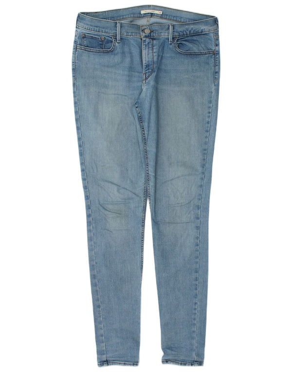 Calça jeans feminina LEVI'S 710 Super Skinny W32 L34 azul algodão