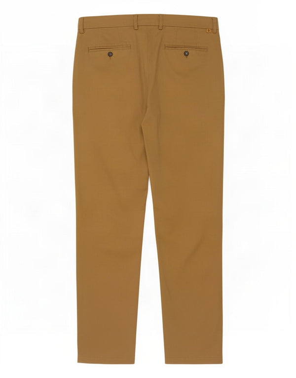 Calça Chino Masculina Farah Slim W38 L33 Algodão Bege