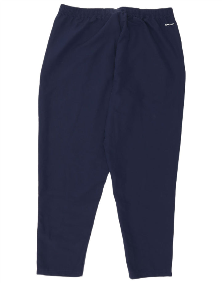 Calça de treino Adidas Aeroready masculina XL azul marinho poliéster