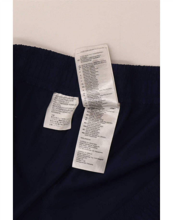 Calça Adidas Masculino Climalite XL Azul Marinho Poliéster