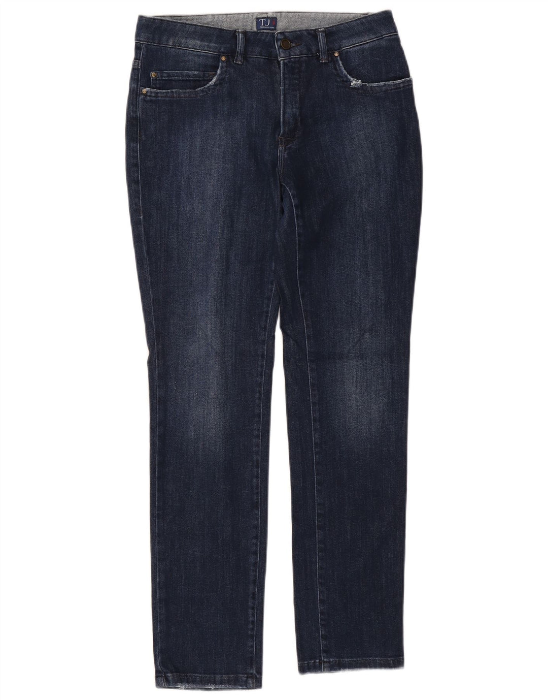 Jeans slim feminino TRUSSARDI W29 L30 algodão azul marinho