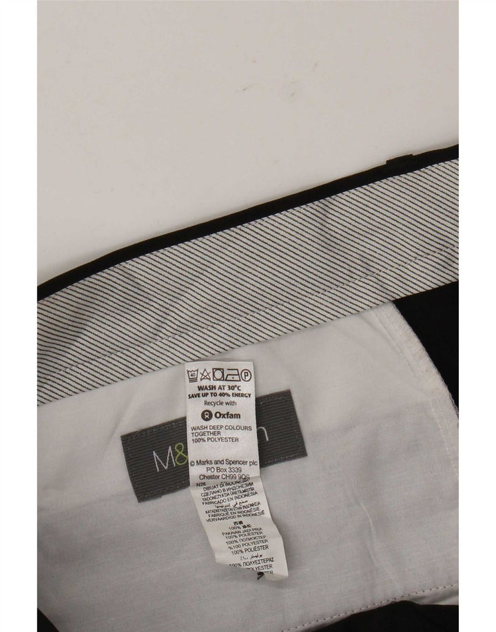 Calça masculina Marks & Spencer com pegged suit W36 L31 poliéster preto