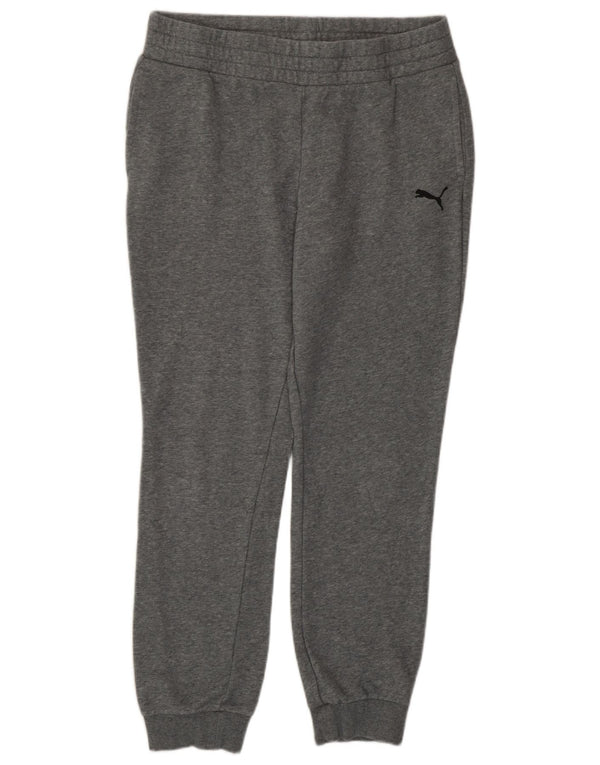 Calça de treino feminina Puma Joggers UK 14 grande algodão cinza