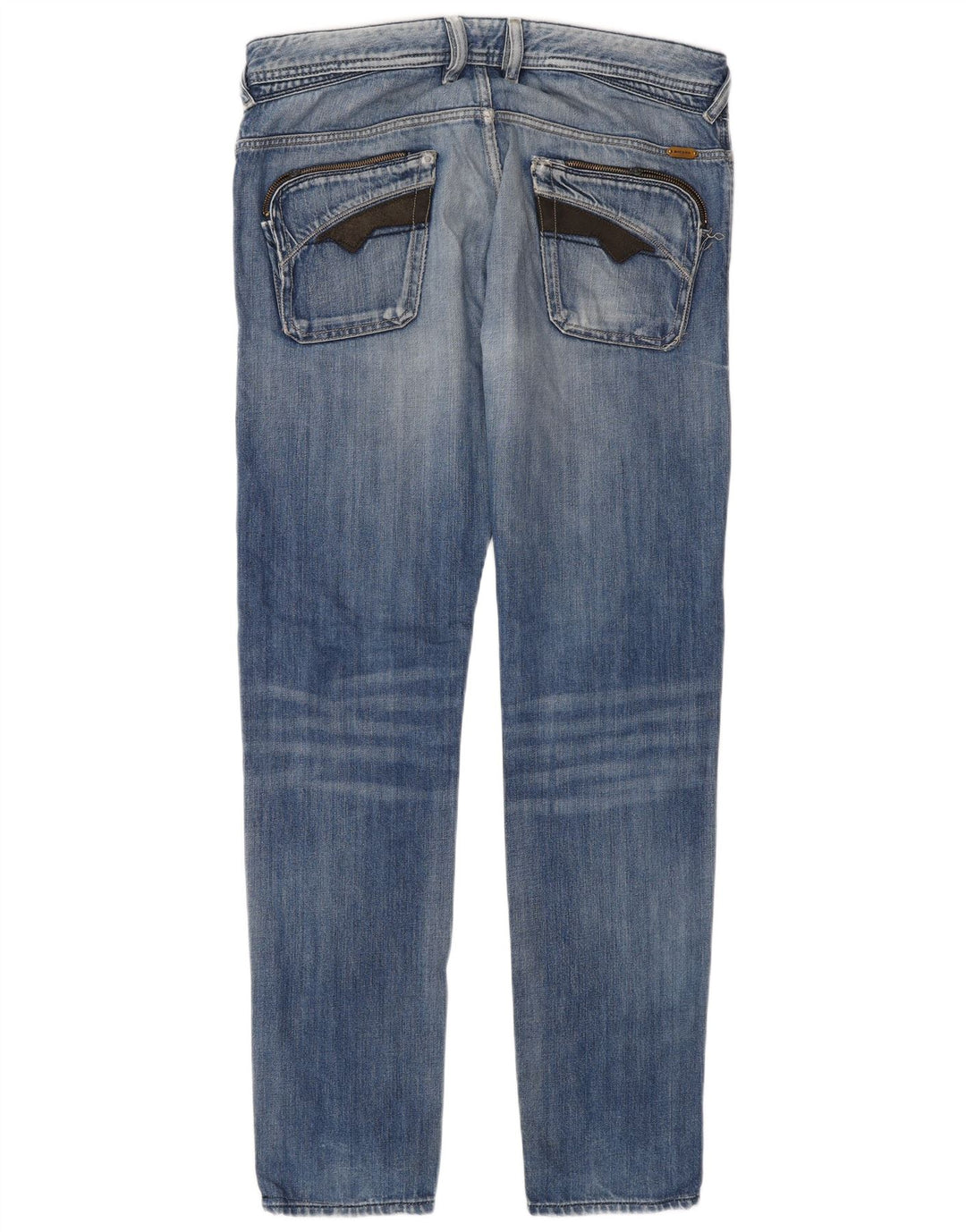 DIESEL Masculino Slim Jeans W32 L32 Azul Algodão