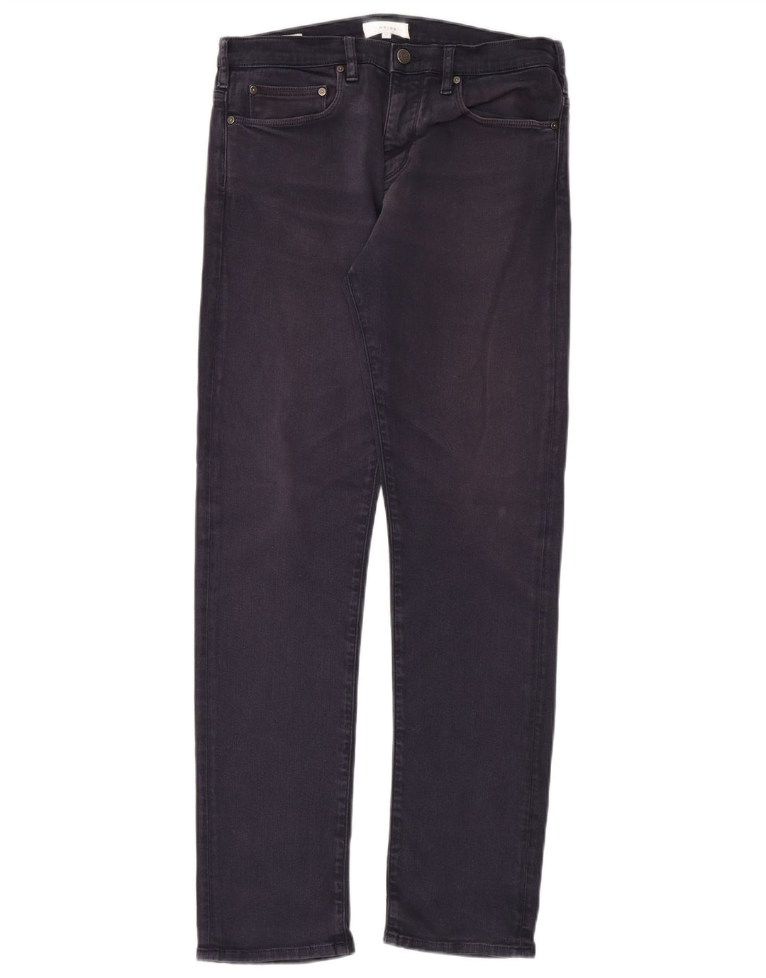 Jeans retos masculinos Reiss W32 L33 algodão azul marinho
