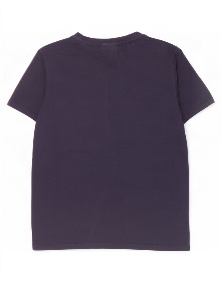 Camiseta masculina Hugo Boss Top médio algodão azul marinho