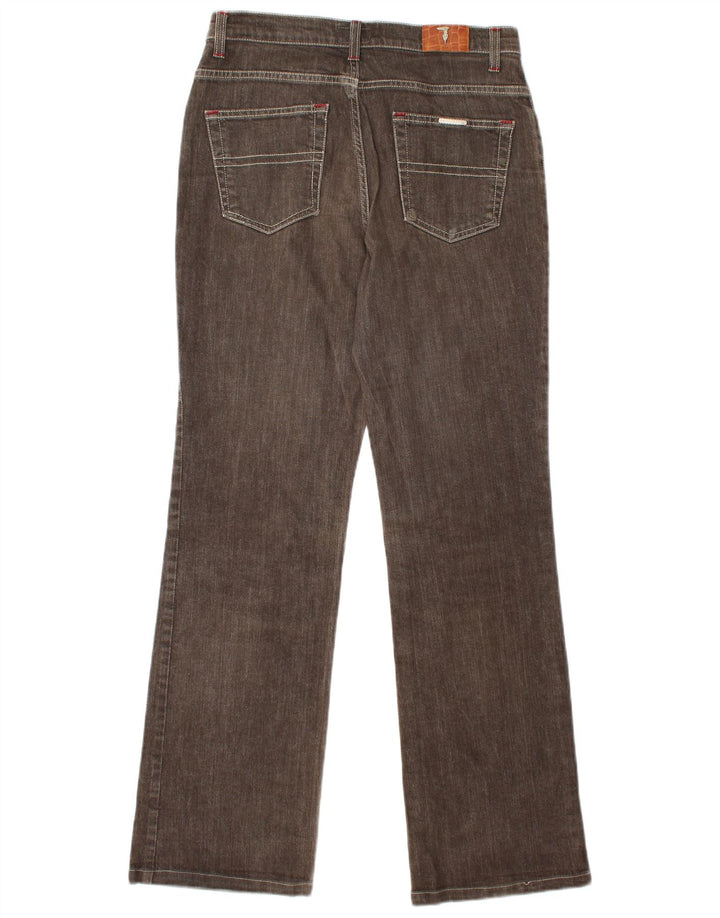 Jeans retos masculinos TRUSSARDI W29 L31 algodão marrom