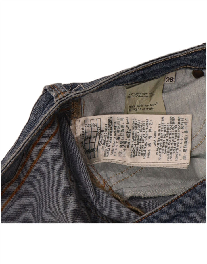 Guess Feminino Starlet Bootcut Jeans W28 L25 Azul Algodão