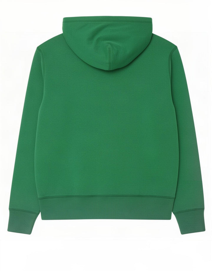 Suéter Nike masculino com capuz e zíper verde médio algodão