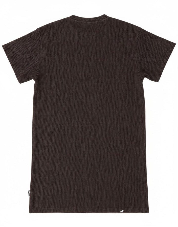 Vestido camiseta feminina grande Puma UK 10 pequeno preto