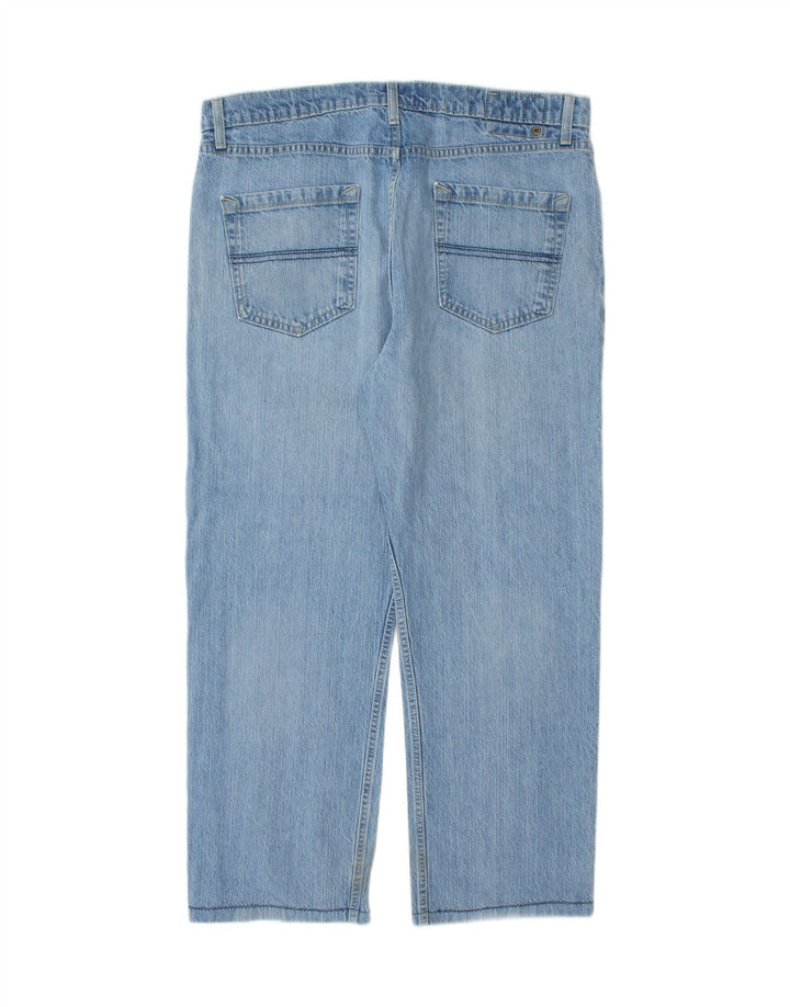 MARKS & SPENCER Mens Regular Fit Straight Jeans W36 L26 Blue Cotton Vintage Marks & Spencer and Second-Hand Marks & Spencer from Messina Hembry 