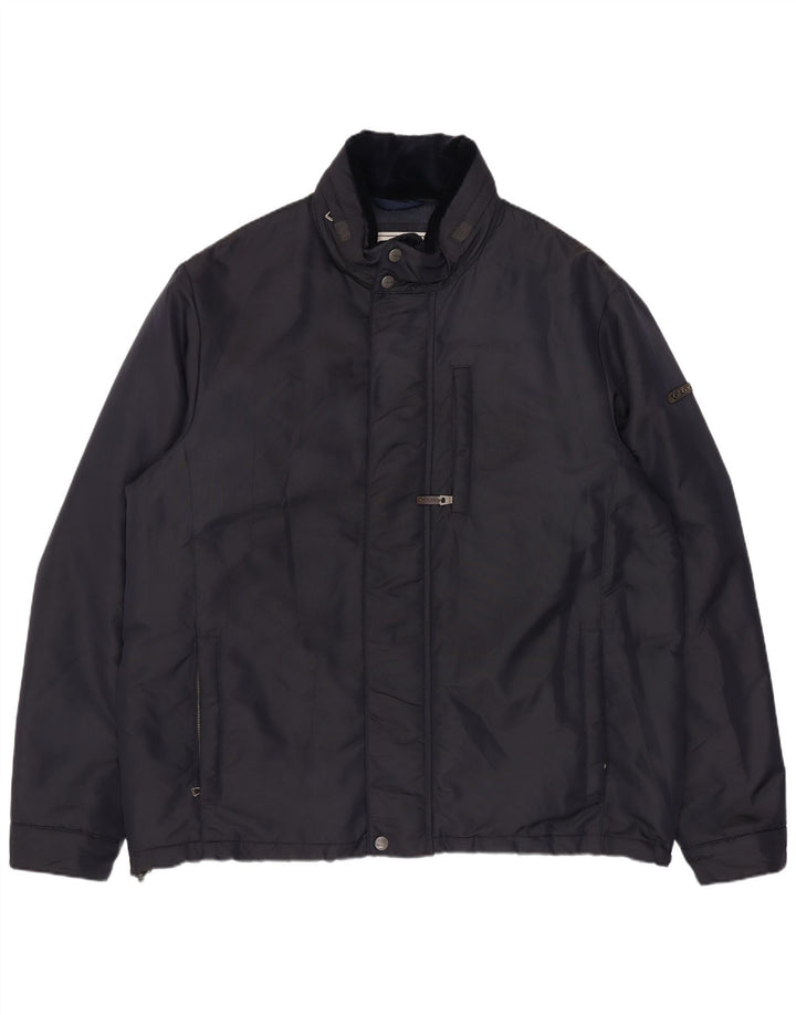 Jaqueta acolchoada Geox masculina Respira UK 44 2XL poliéster azul marinho