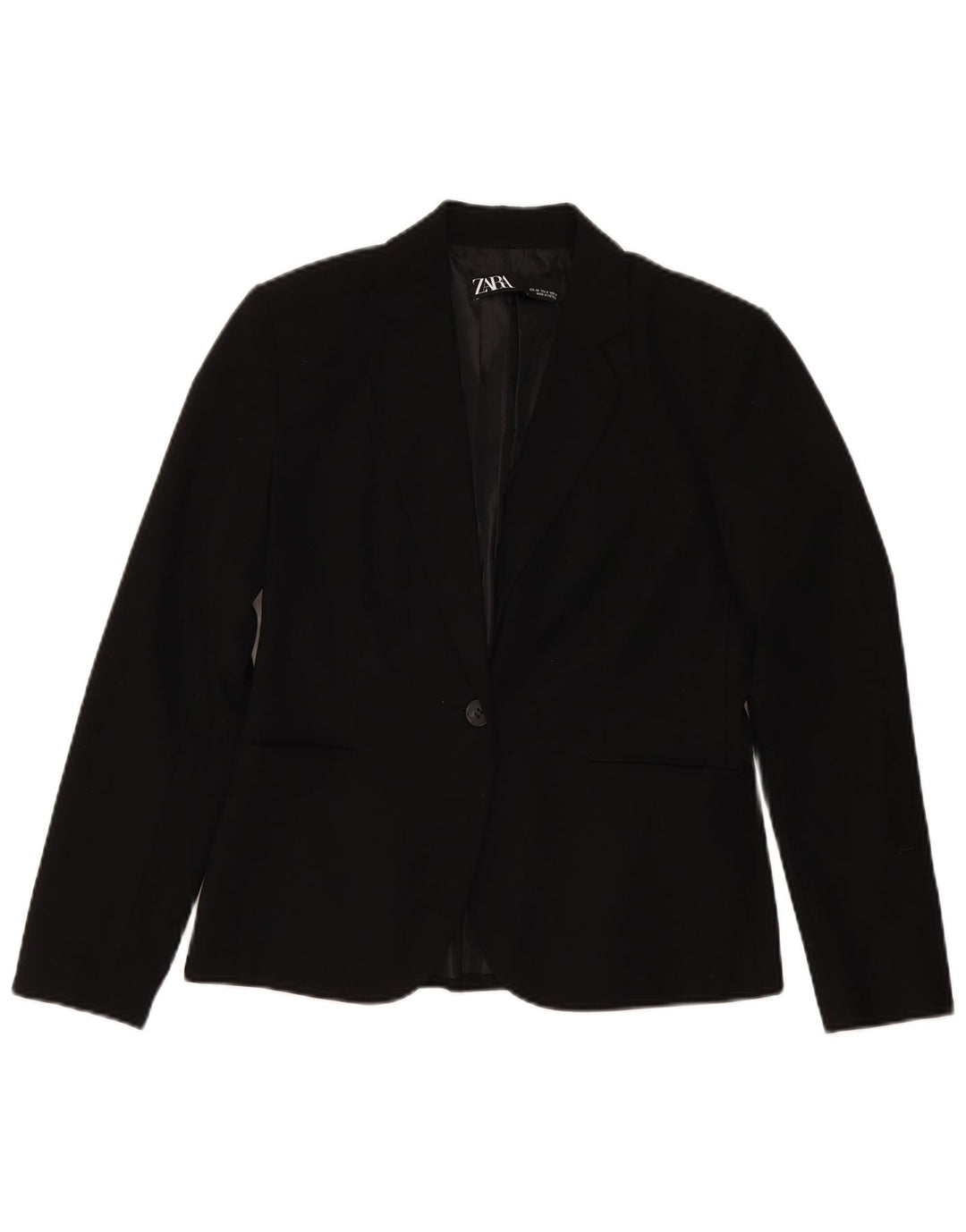 Jaqueta blazer feminina Zara com 1 botão EU 40 médio preto