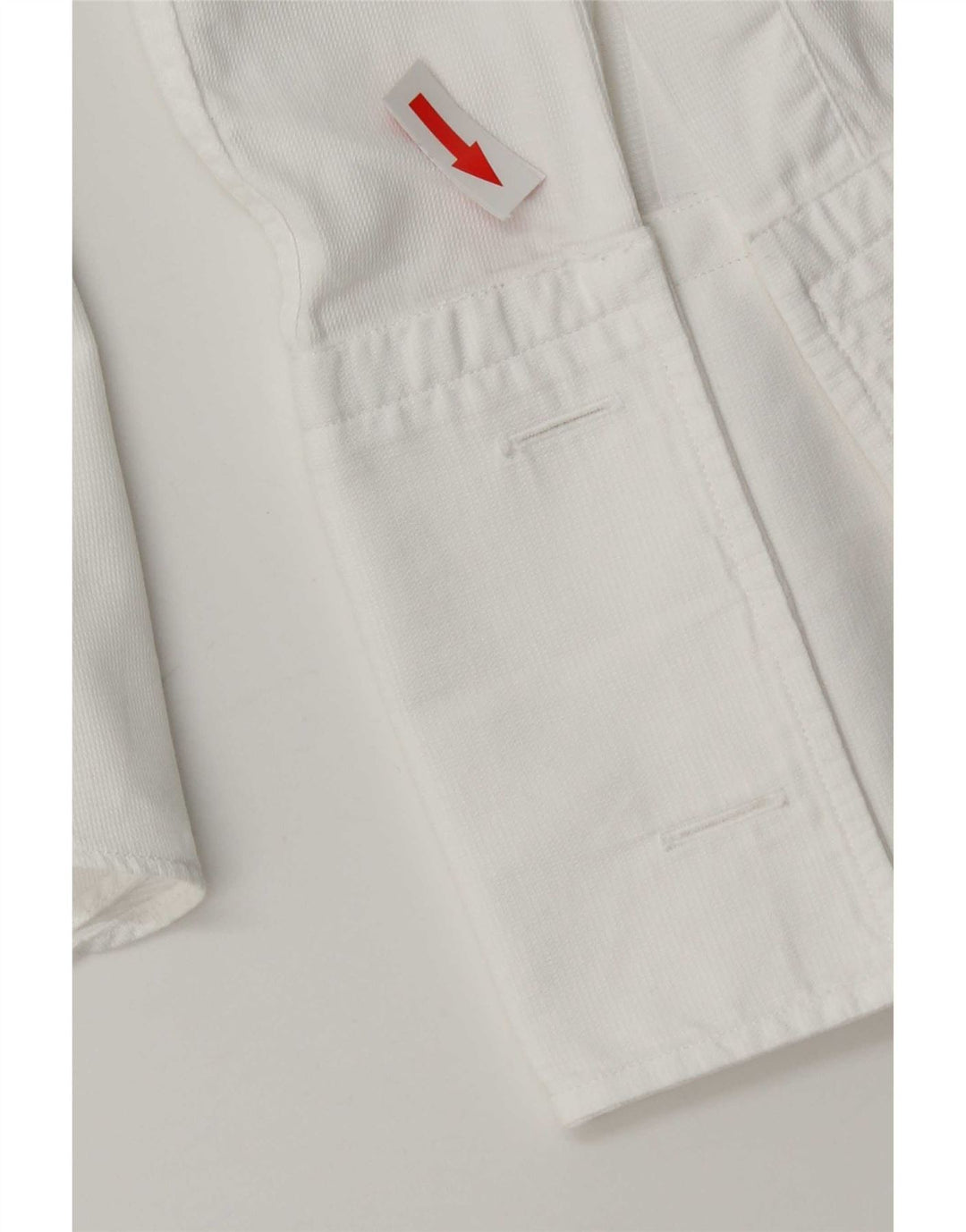 Camisa masculina Massimo Dutti Slim Fit tamanho 39 15 1/2 médio branco