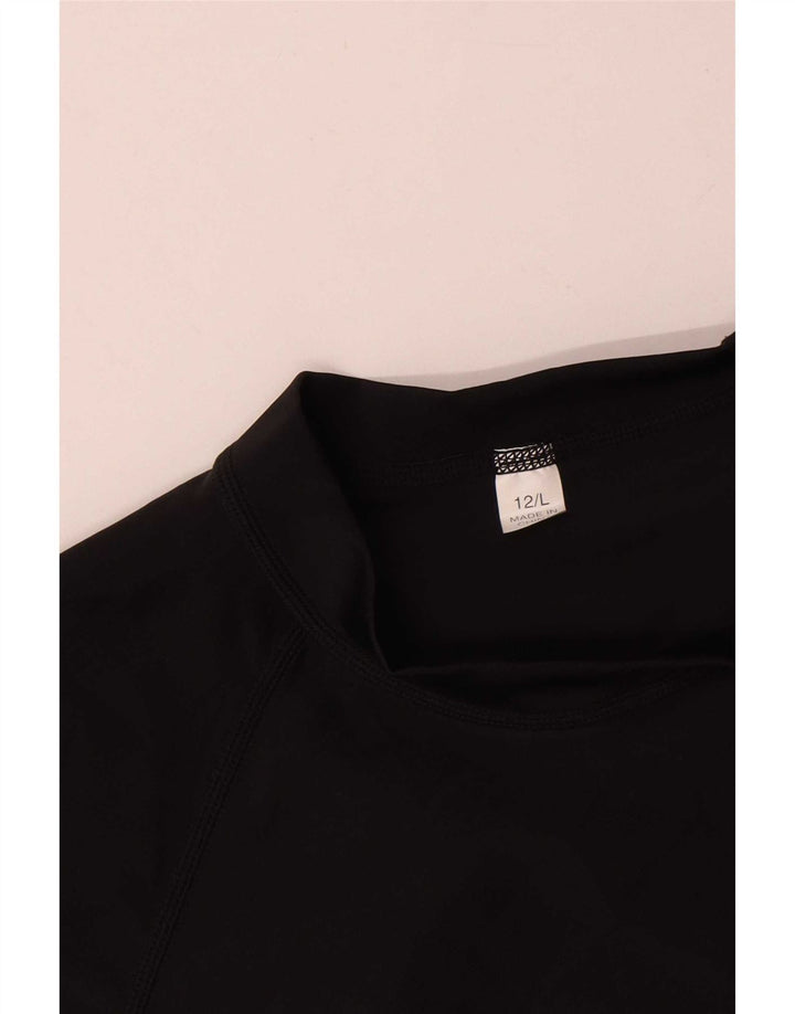 Camiseta feminina Rip Curl com estampa gráfica US 12 grande poliamida preta