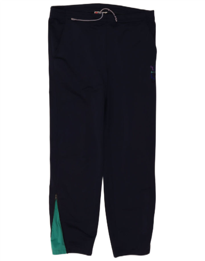 Calça de treino feminina Fila IT 46 grande bloco colorido azul marinho