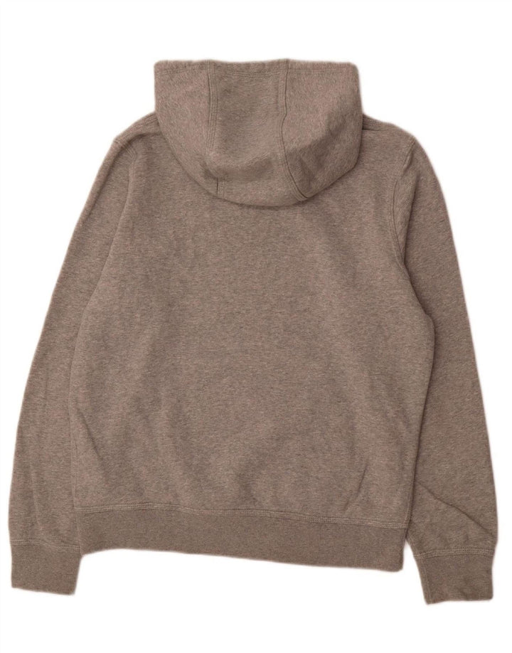 NIKE Mens Hoodie Jumper Médio Cinza Algodão