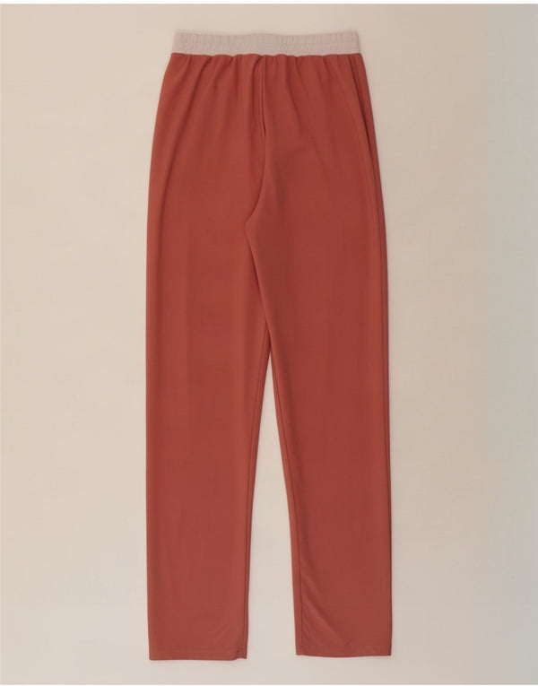 Calça de treino feminina Zara UK 10 pequeno bloco colorido rosa