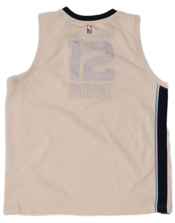 NIKE Meninos Memphis Graphic Vest Top 15-16 Anos XL Branco Colourblock