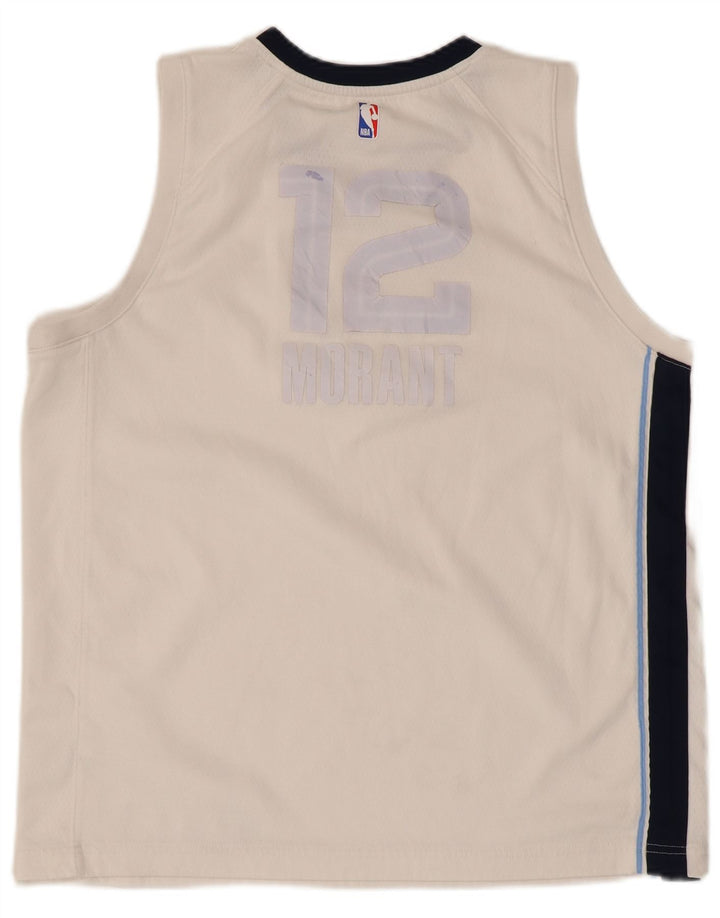 NIKE Meninos Memphis Graphic Vest Top 15-16 Anos XL Branco Colourblock