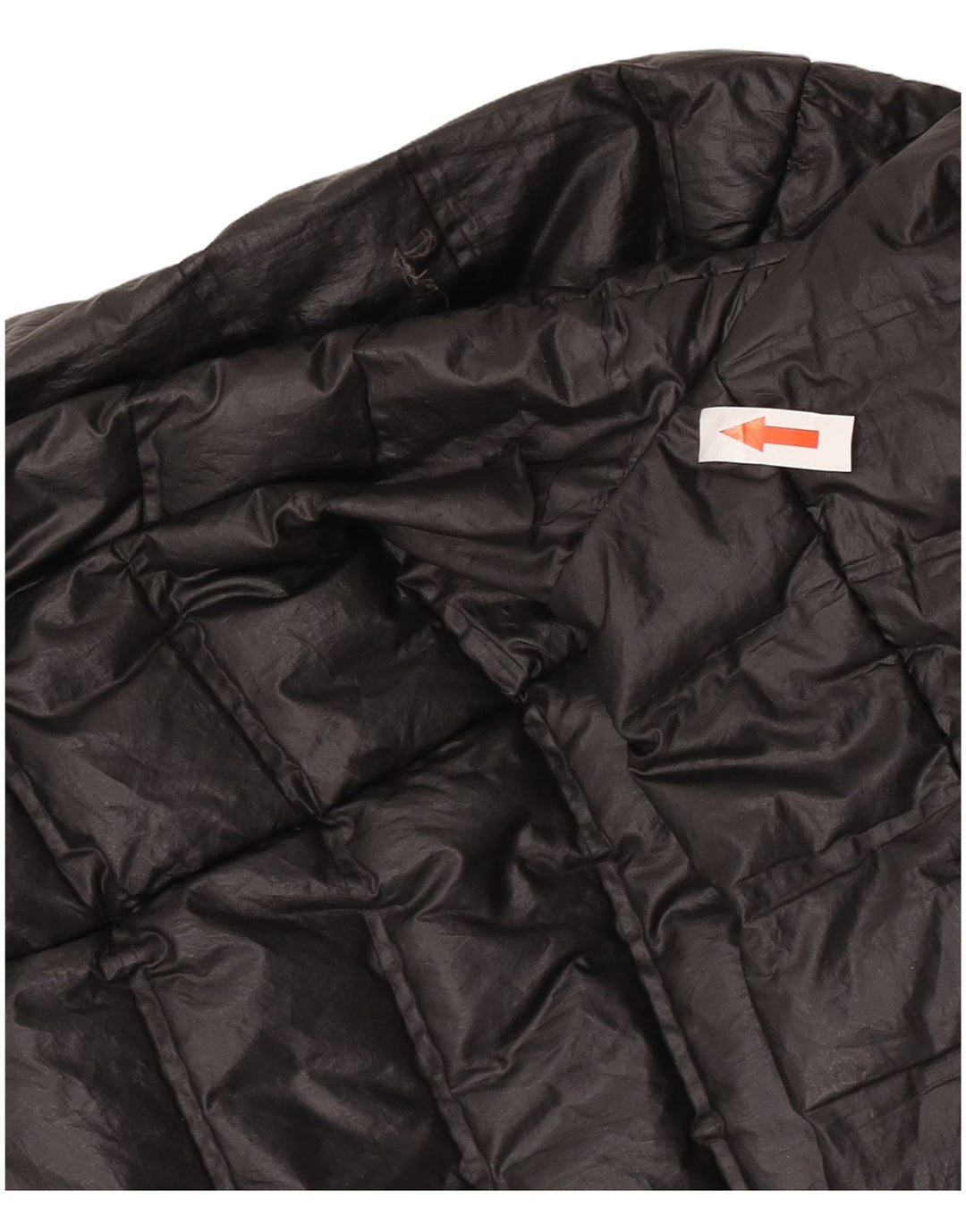 Jaqueta acolchoada com capuz feminina Adidas Reino Unido 8/10 poliéster preto pequeno