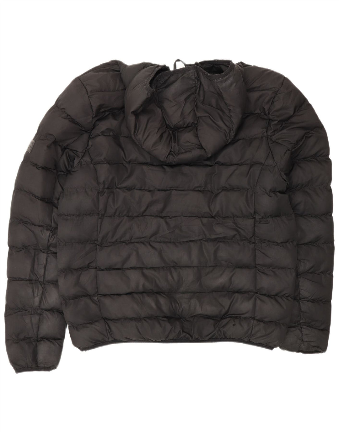 Jaqueta masculina acolchoada com capuz French Connection UK 40 grande preta
