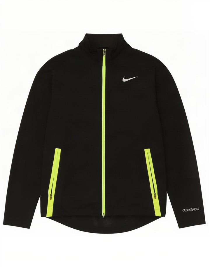 Nike Mens Treino Top Jacket Pequeno Poliéster Preto