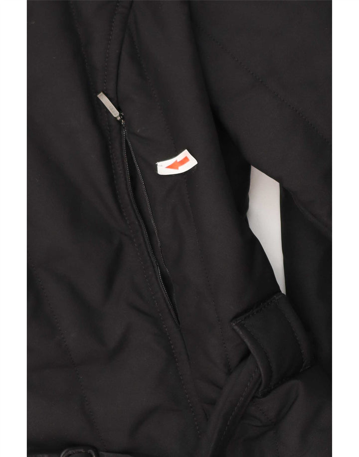 Jaqueta acolchoada com capuz feminina Refrigiwear IT 46 grande poliéster preto