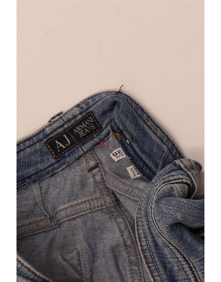 Calça Jeans Bootcut Feminina Armani W29 L34 Azul
