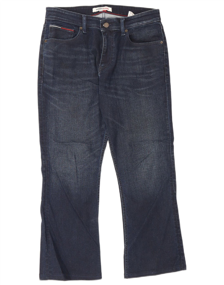Tommy Hilfiger Masculino Ryan Regular Bootcut Jeans W32 L27 Azul Algodão
