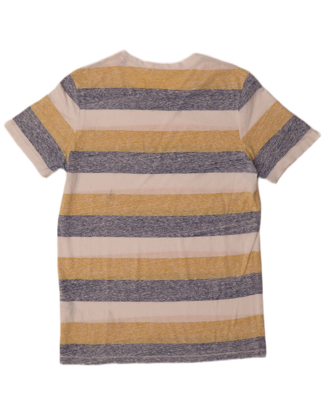 Camiseta masculina Jack & Jones grande poliéster listrado multicolorido